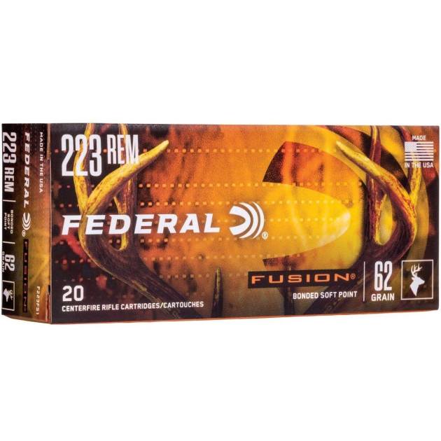 Amunicja .223 rem 62gr SP Federal Fusion