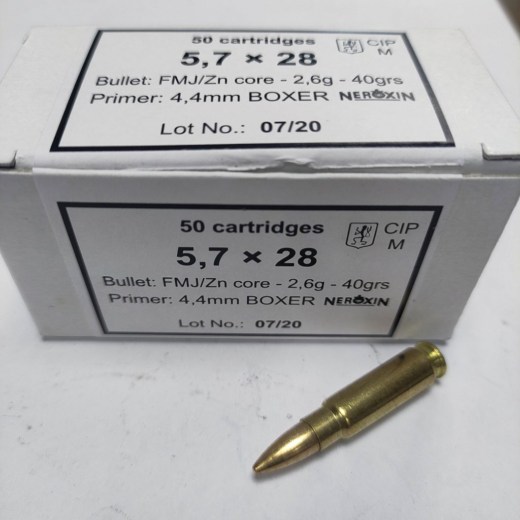 5,7x28 FMJ 2,6g S&B