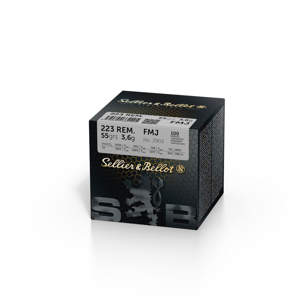 223 rem FMJ S&B 55gr