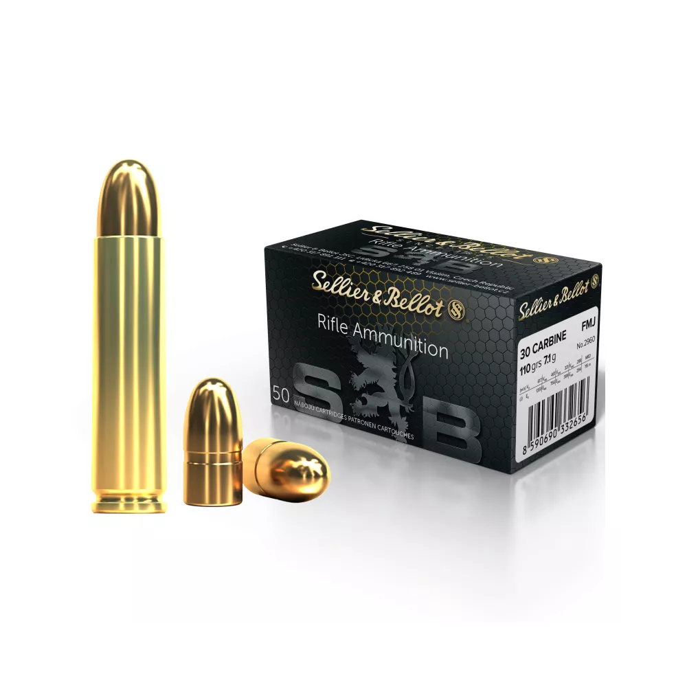 .30 CARBINE FMJ 7,1g S&B