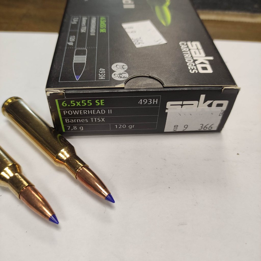 6,5x55 SE 7,8g(120gr) TTSX POWERHEAD II SAKO