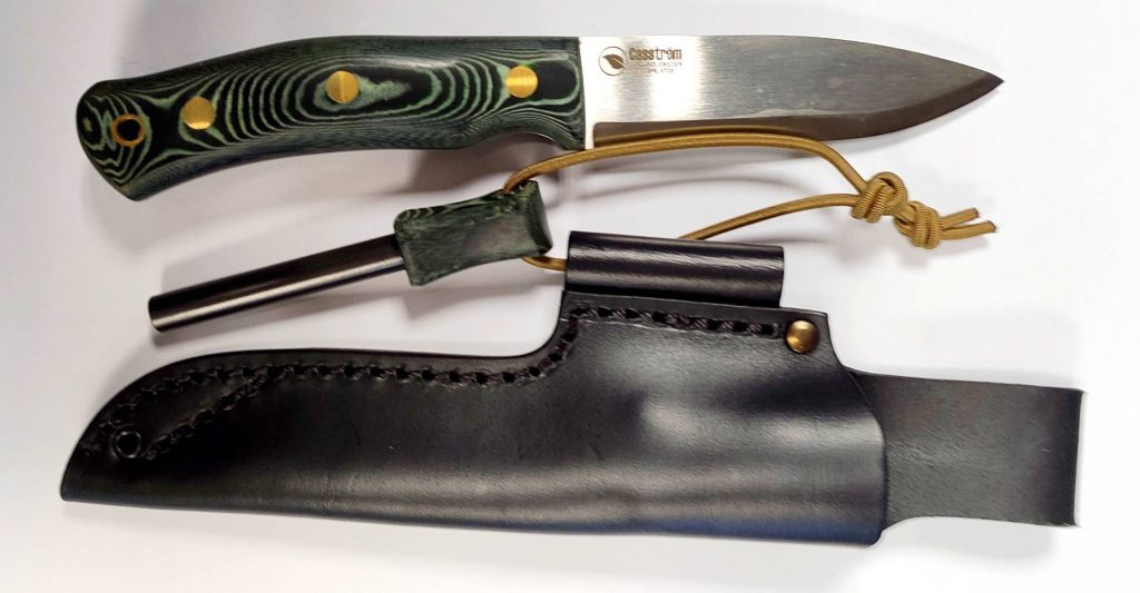 Nóż Casstrom Fire steel combo