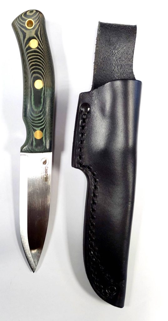 Casström No. 10 Swedish Forest Knife Green Micarta