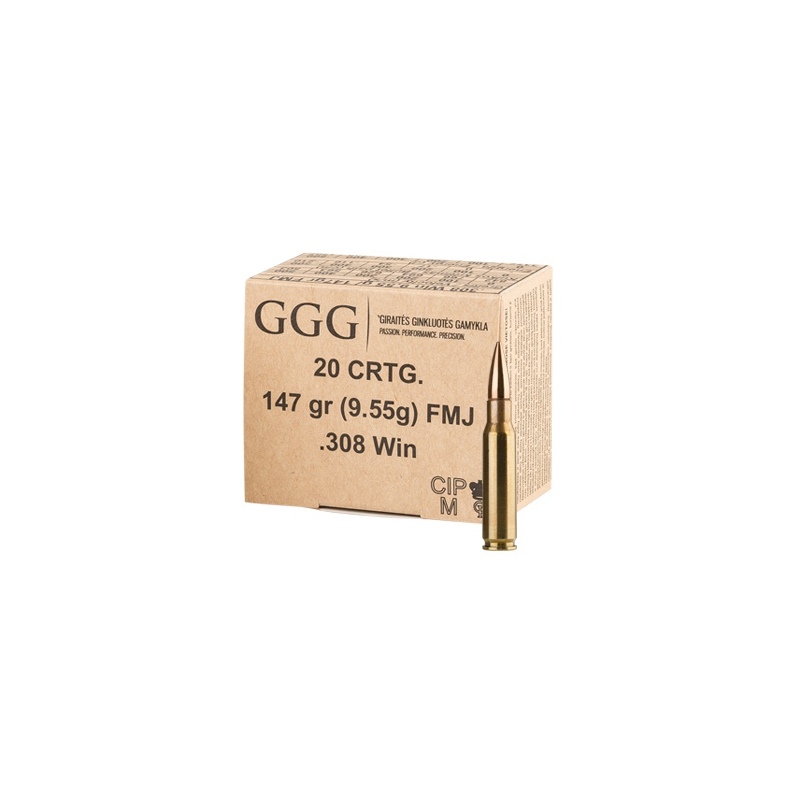 Amunicja .308 WIN FMJ GGG 147 gr.
