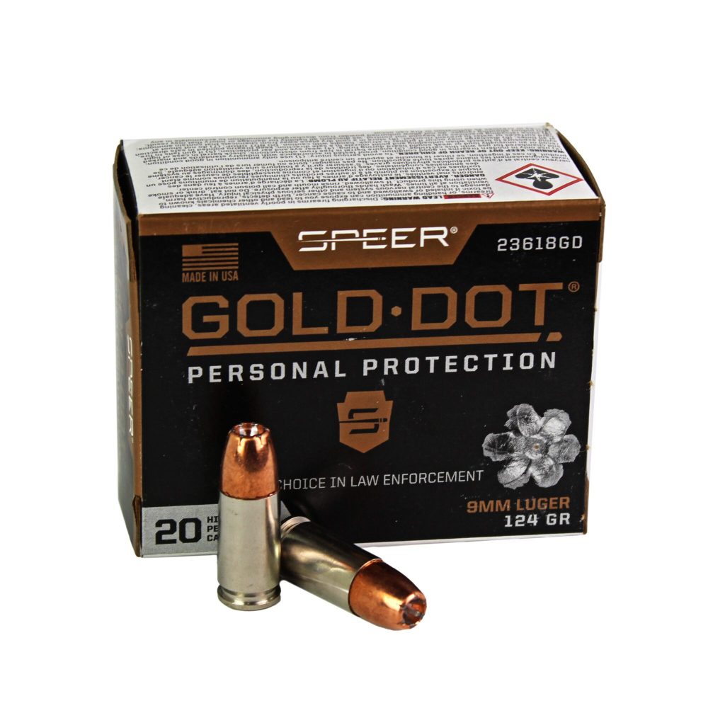 Amunicja 9x19 Speer GDHP 147grs Gold Dot