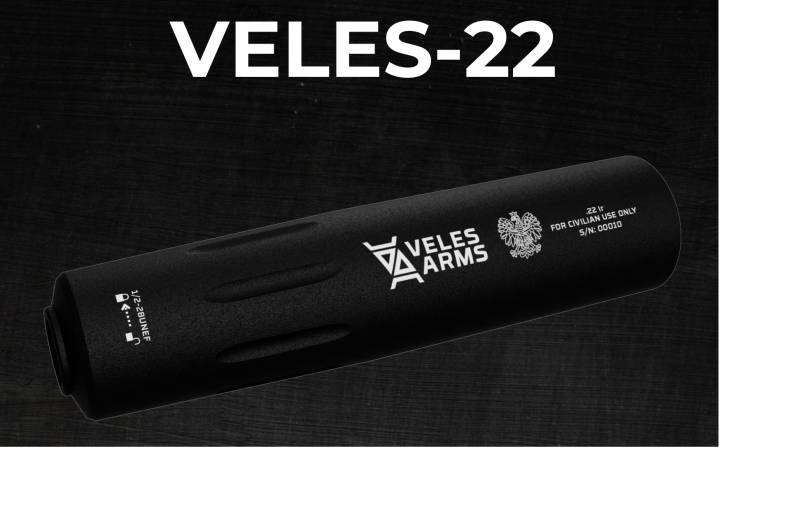 Urządzenie wylotowe VELES-22 LR