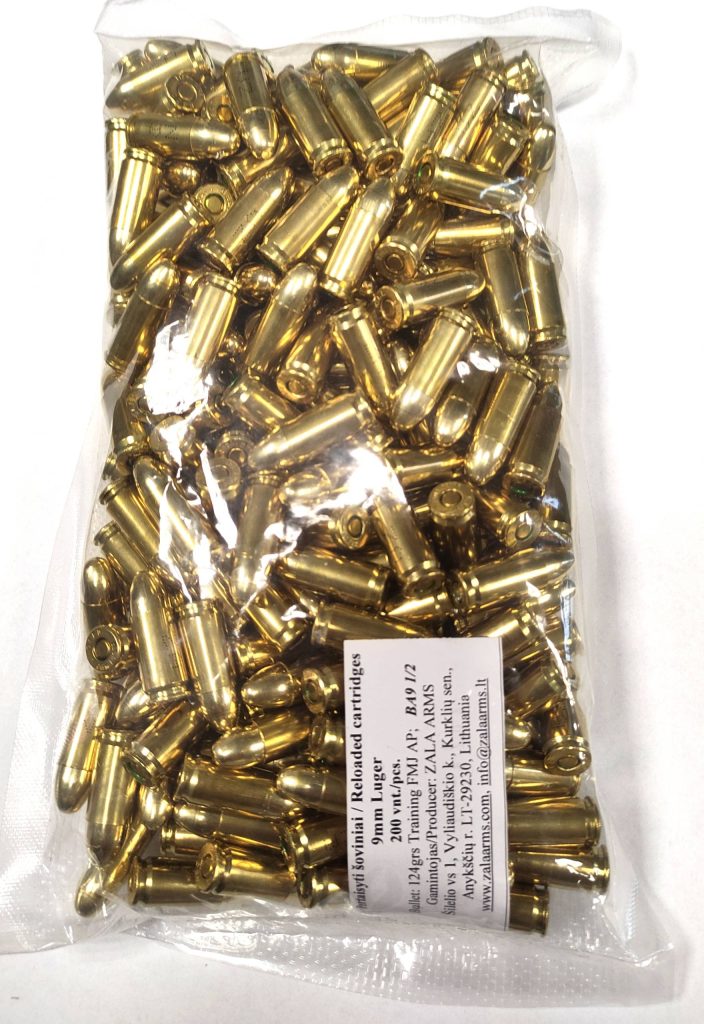 Amunicja 9x19 FMJ AP 124 gr. Zala